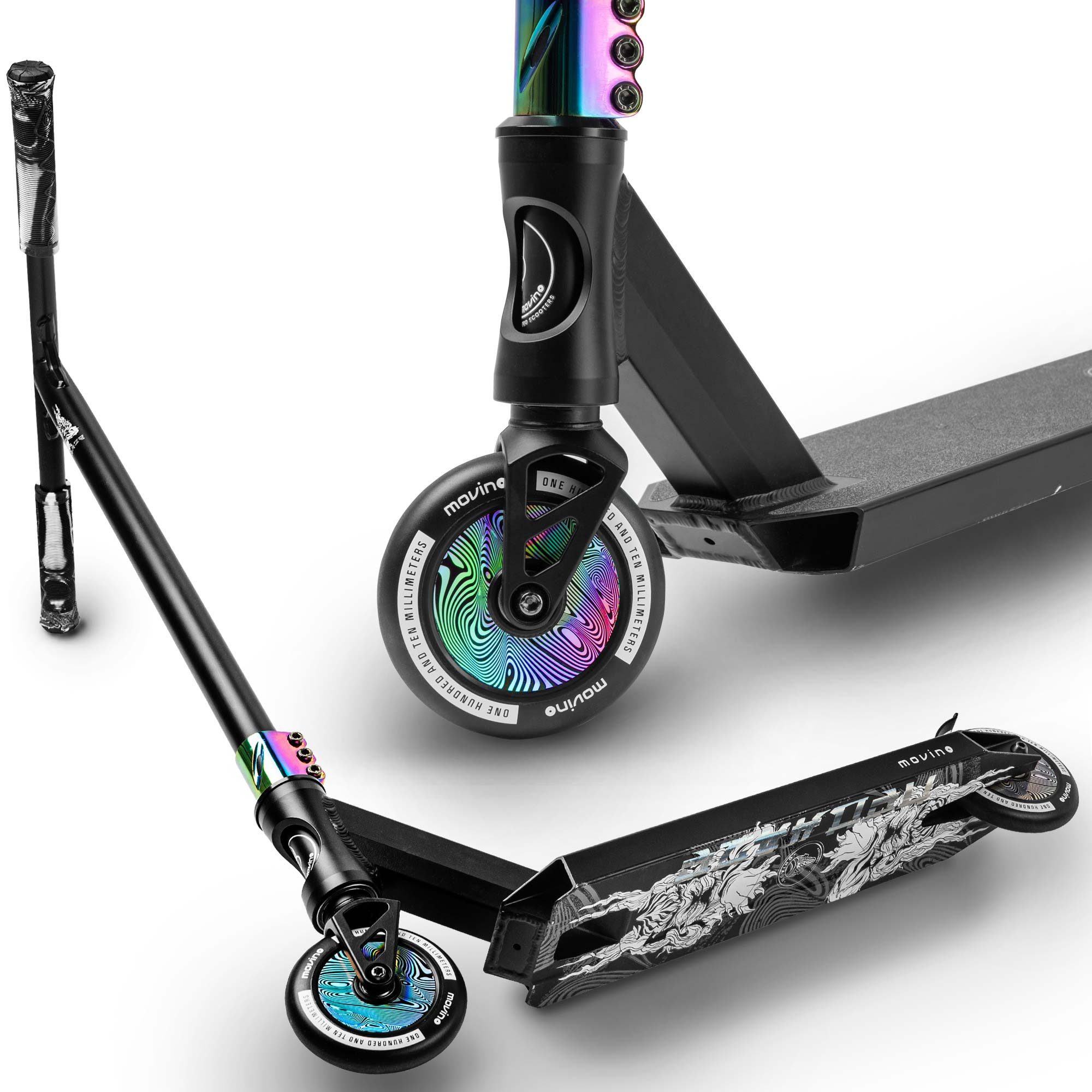 Movino Stuntscooter Stuntscooter MOVINO HAZE 110mm Fullcore Rollen IHC ABEC9