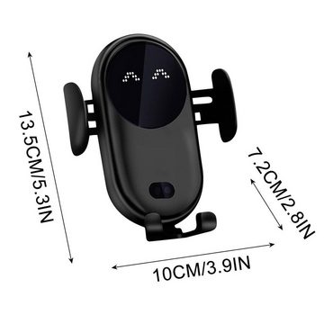 yozhiqu 2-in-1-Auto-Telefonhalter, Handy-Halter Auto Armaturenbrett Halterung Smartphone-Halterung, (Kabelloses Auto-Ladegerät mit Infrarot-Sensor)