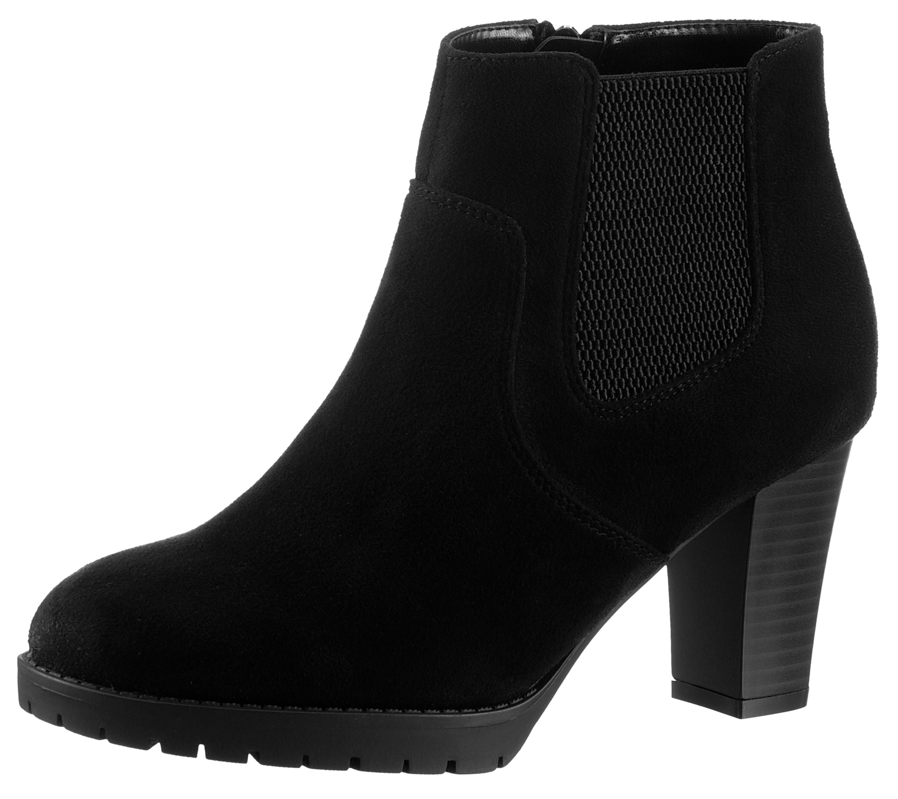 Aniston SHOES Stiefelette, Ankleboots mit seitlichem Stretcheinsatz - NEUE günstig online kaufen