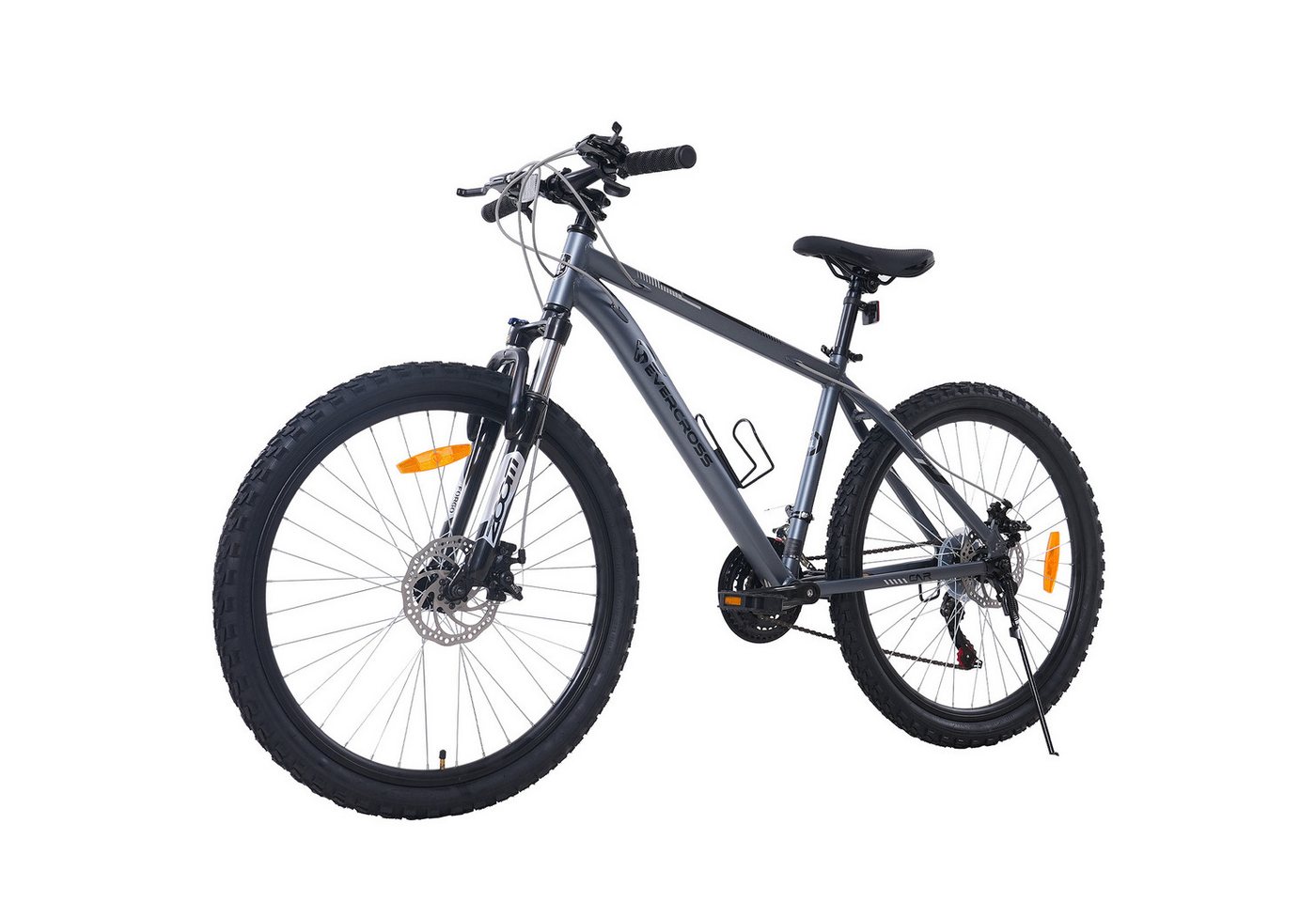 EVERCROSS TECH Mountainbike EM3 Fahrrad 26 Zoll MTB für Damen und Herren, Shimano 21 Gang, 21 Gang