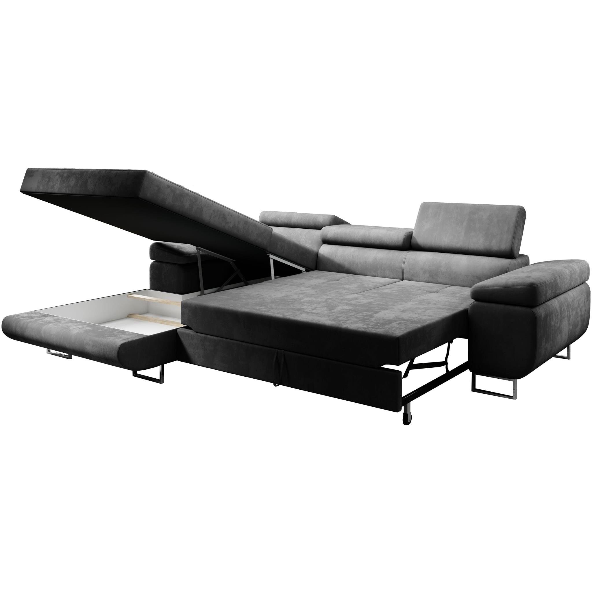 Beautysofa Ecksofa Alons mit Schlaffunktion auf günstig online kaufen