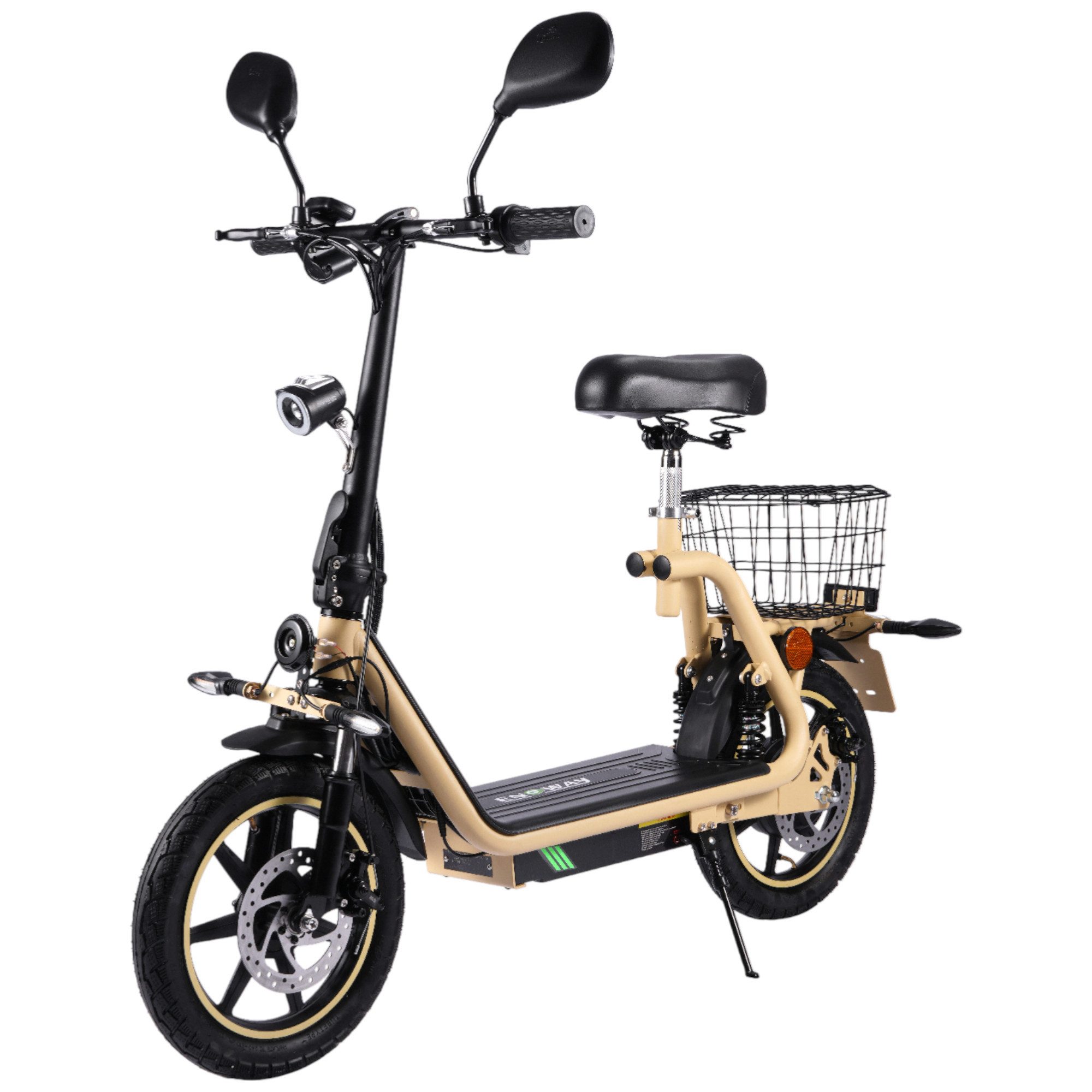 ENEWAY E-Scooter City Floh-S Elektroroller 45 km/h, 45 km/h, (Set), mit Straßenzulassung, Blinkervorbereitung direkt verbaut