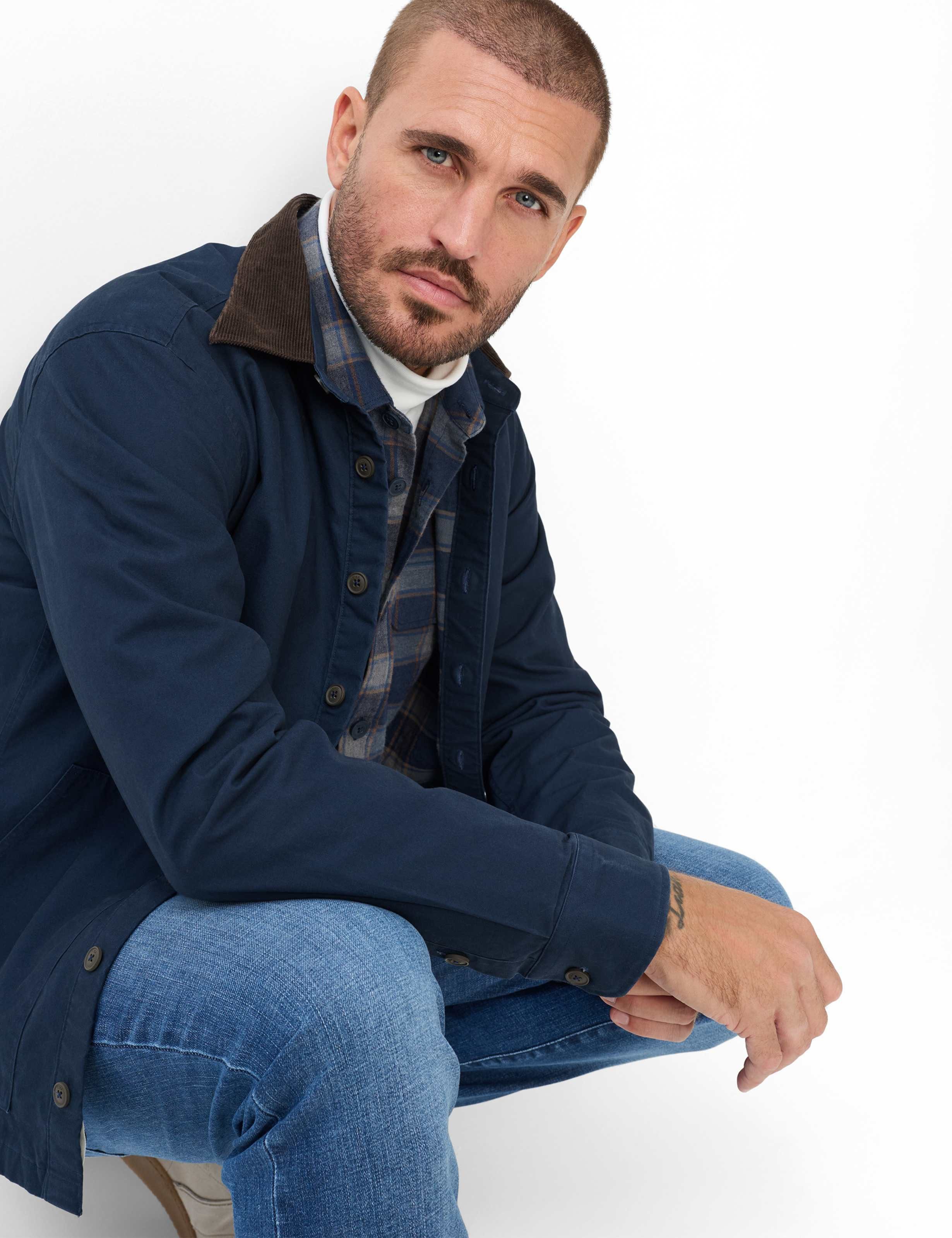 Brax Langarmhemd Style KAY Overshirt aus reiner Baumwolle – Bild 3 von 5