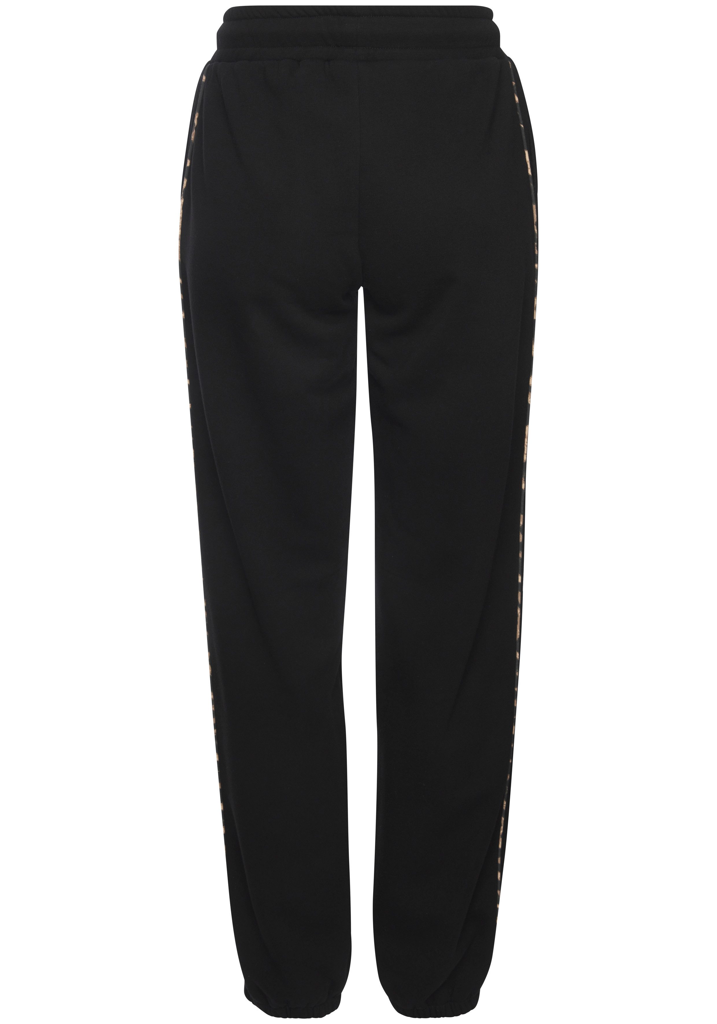 Buffalo Sweathose Loungehose mit seitlichen Piping in Leo-Optik, Home- und Loungewear – Bild 4 von 5