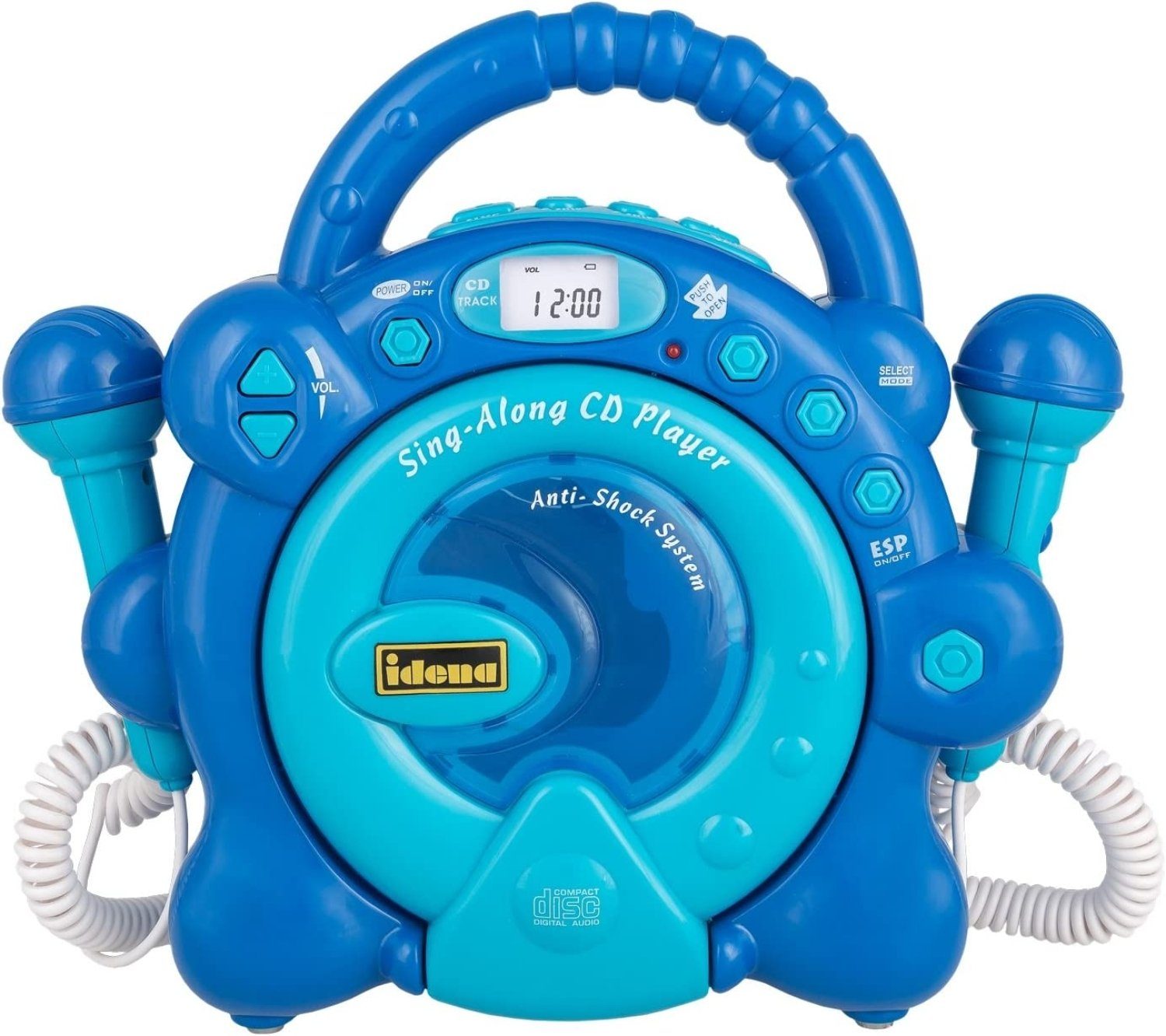Idena dena 40284 CD Player Sing Along für Kinder, tragbar und
