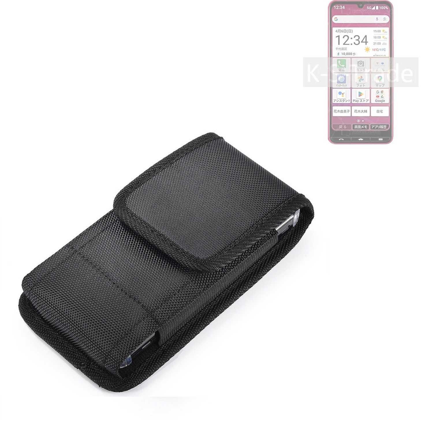 K-S-Trade Kameratasche für Kyocera Basio Active3, Holster Gürteltasche Holster Gürtel Tasche wasserabweisend Handy