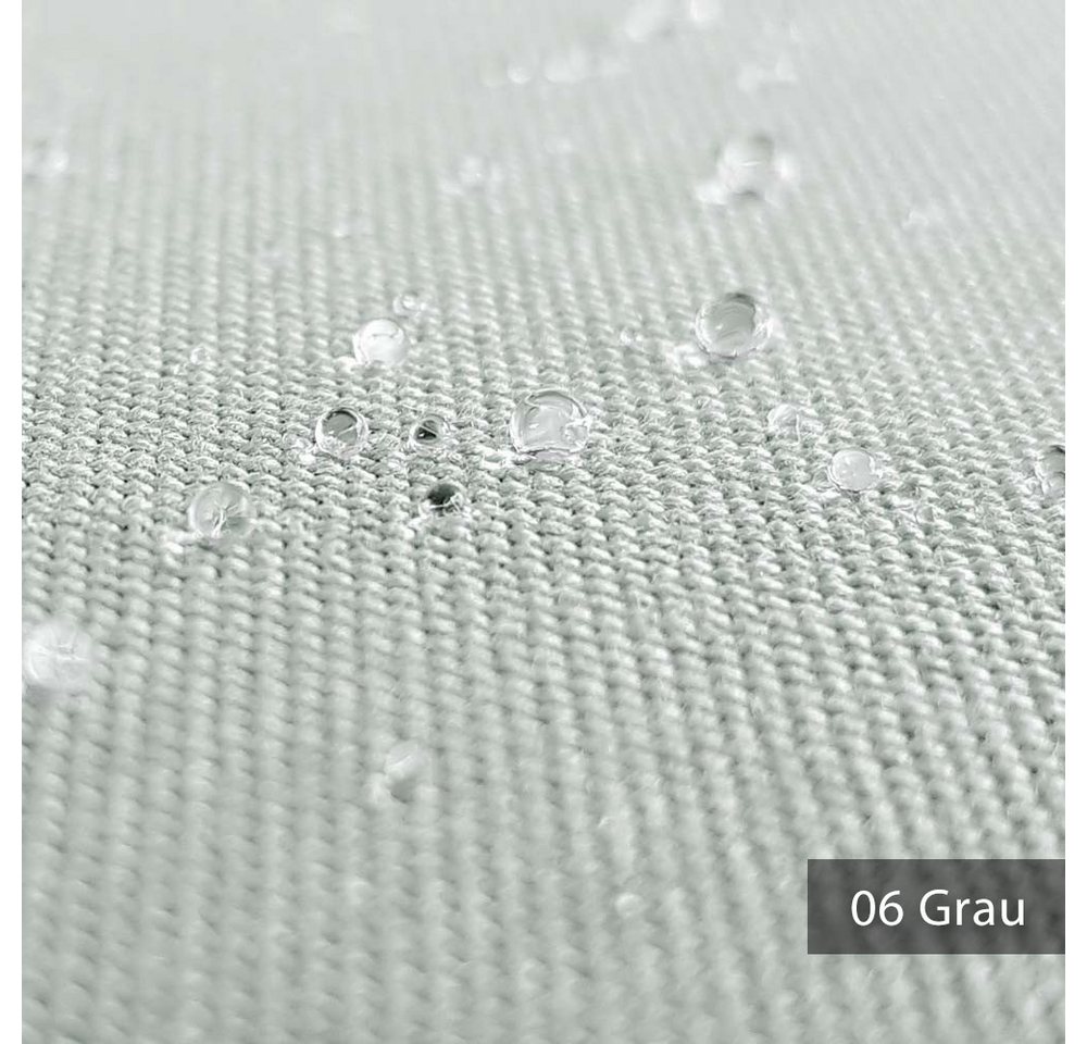 Thumbnail - novely® Stoff ARAGON WASSERABWEISEND UV+ Outdoor-Stoff in Baumwoll-Optik, UV-Beständig, Schmutzabweisend, Robust, Meterw...