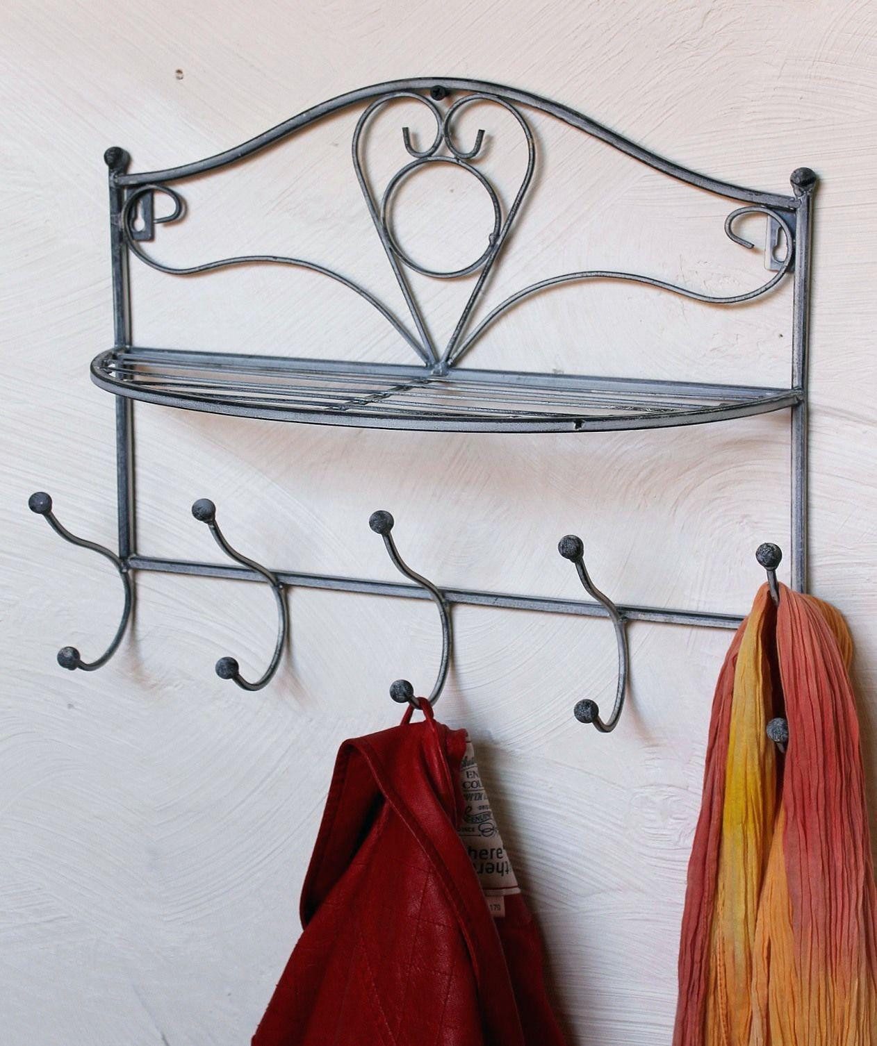 DanDiBo Wandgarderobe Vintage mit Ablage Garderobe günstig online kaufen