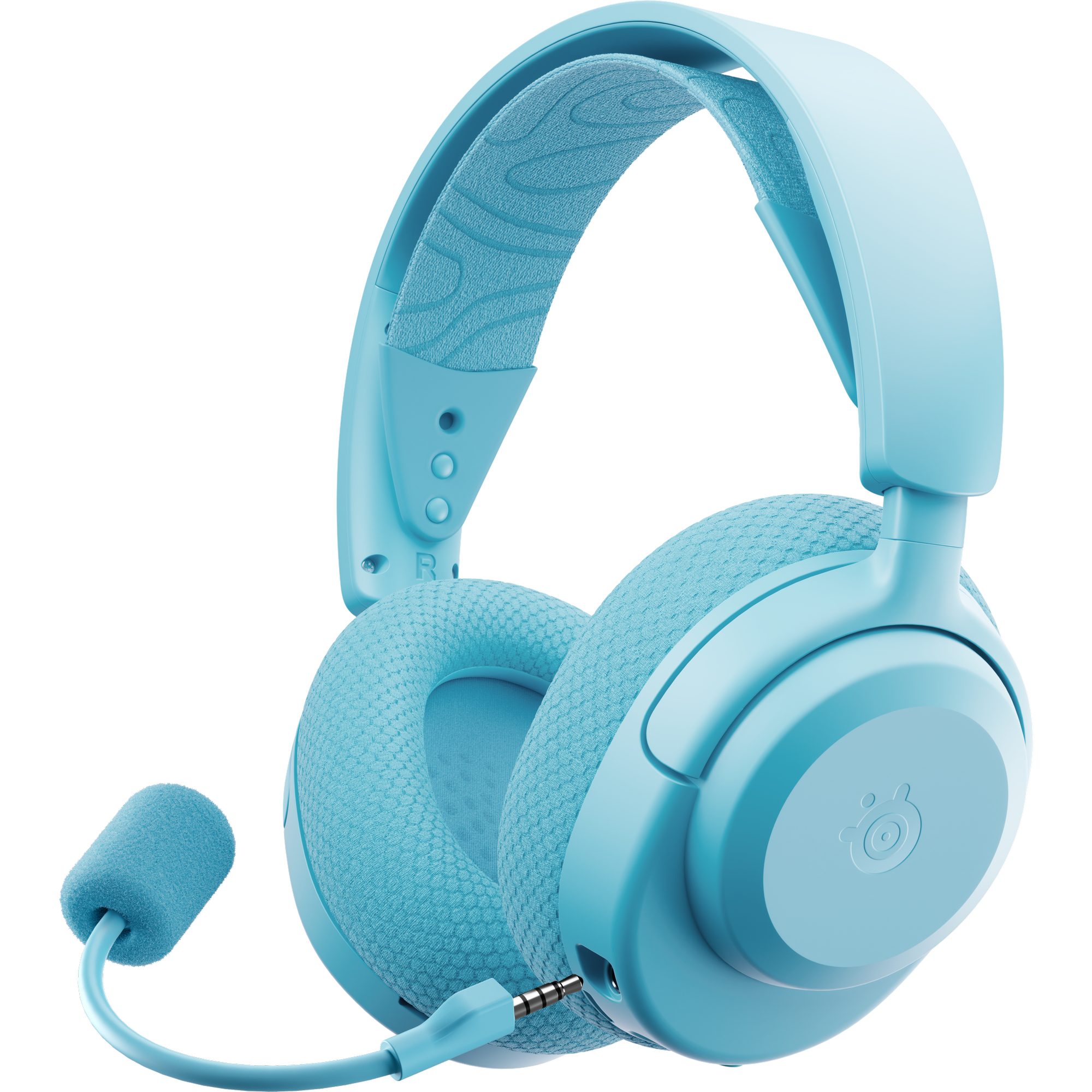 SteelSeries SteelSeries Arctis Nova 3P Wireless Aqua, Gaming-Headset, (Für Headset (Plattformübergreifende Kompatibilität, Audio-Voreinstellungen für Call of Duty, Fortnite und mehr, Optimiertes Schnellladen, Dual-Gelenk-Design, Neodym-Magnettreiber, Quick-Switch Bluetooth, USB-C Plug & Play, 360° Raumklang, Arctis Companion Mobile App)