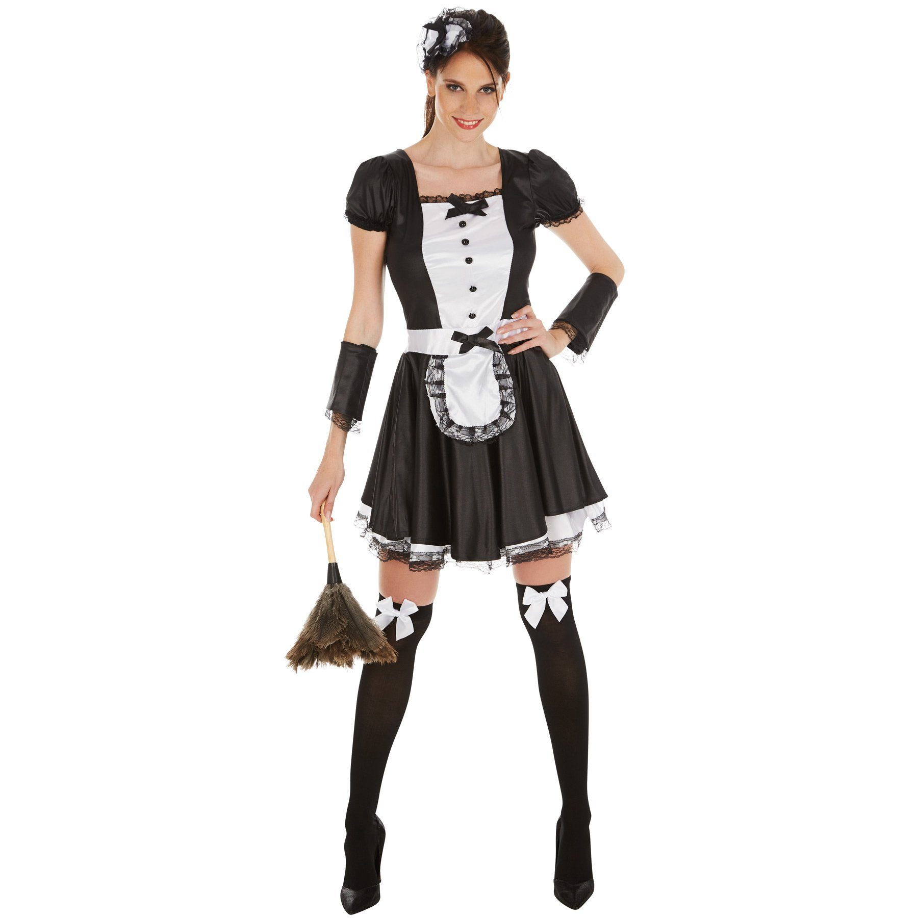 dressforfun Kostüm Frauenkostüm sexy Dienstmädchen, Verführerisches Kleid