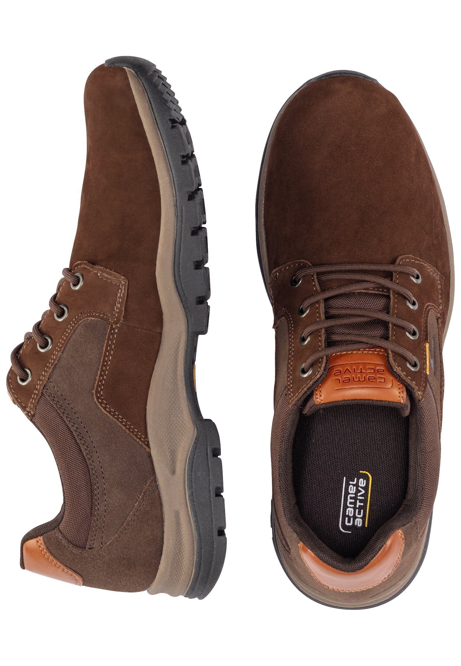 camel active aus Nubukleder Schnürschuh