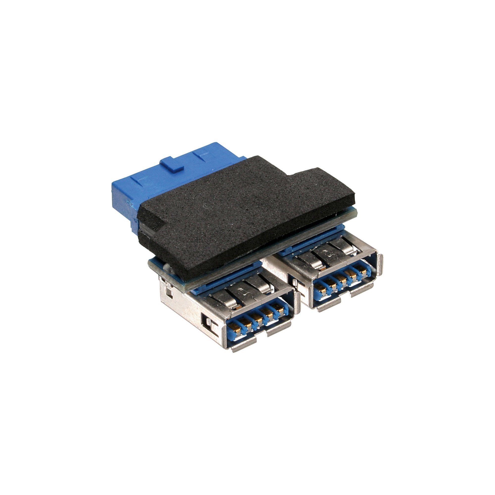 InLine® USB 3.0 Adapter, 2x Buchse A auf Pfostenanschluss USB-Adapter