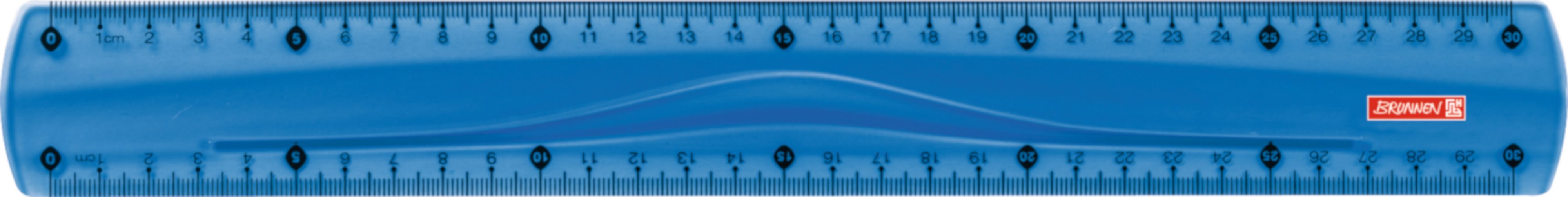 BRUNNEN Lineal BRUNNEN Schul-Lineal 30cm Colour Code, für Rechts- und Linkshänder geeignet
