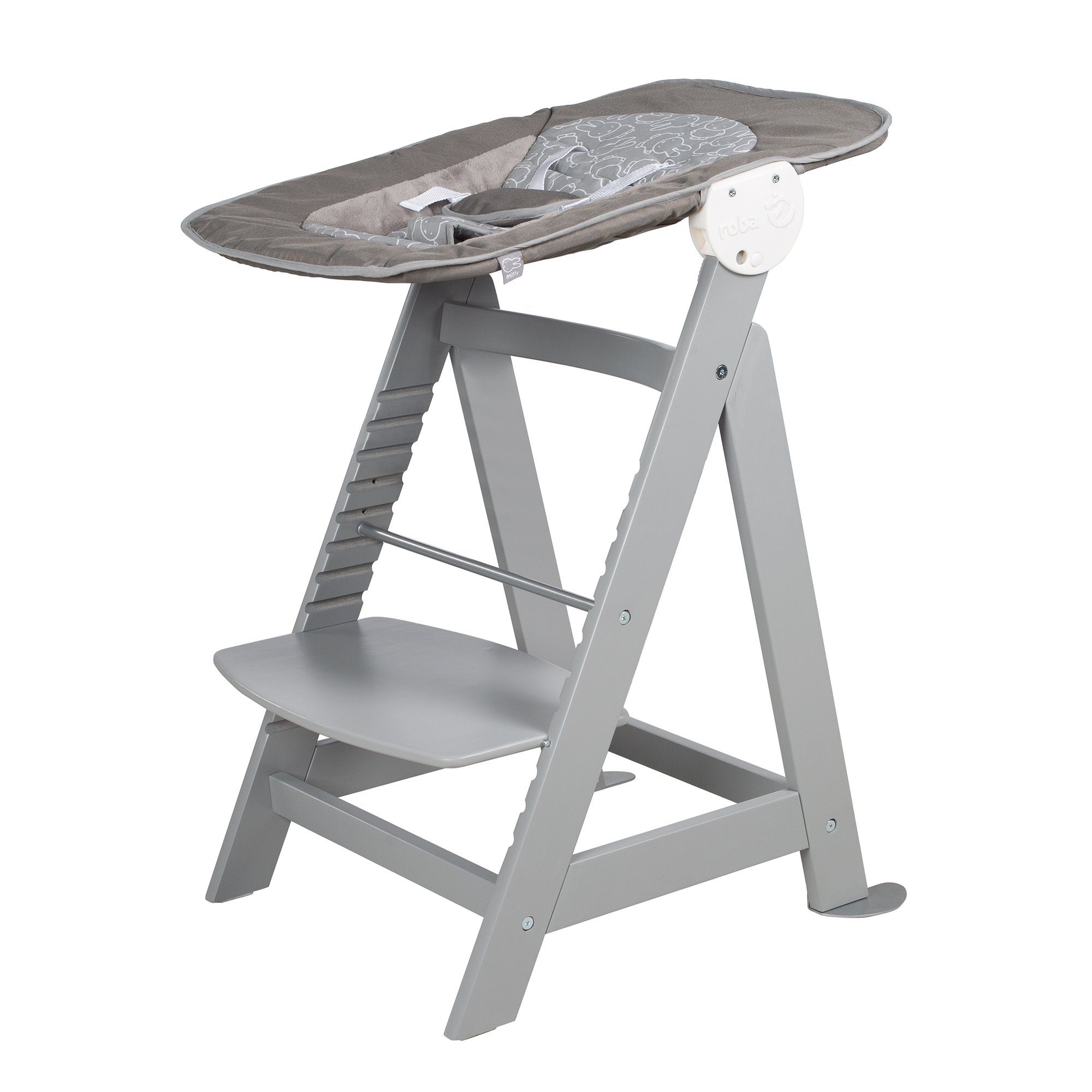 roba® Hochstuhl Born Up, Treppenhochstuhl mit Liegefunktion