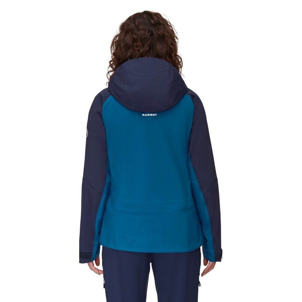 Mammut Fleecejacke Wanderjacke Taiss Pro Hooded (Hardshelljacke) deepblau/marineblau