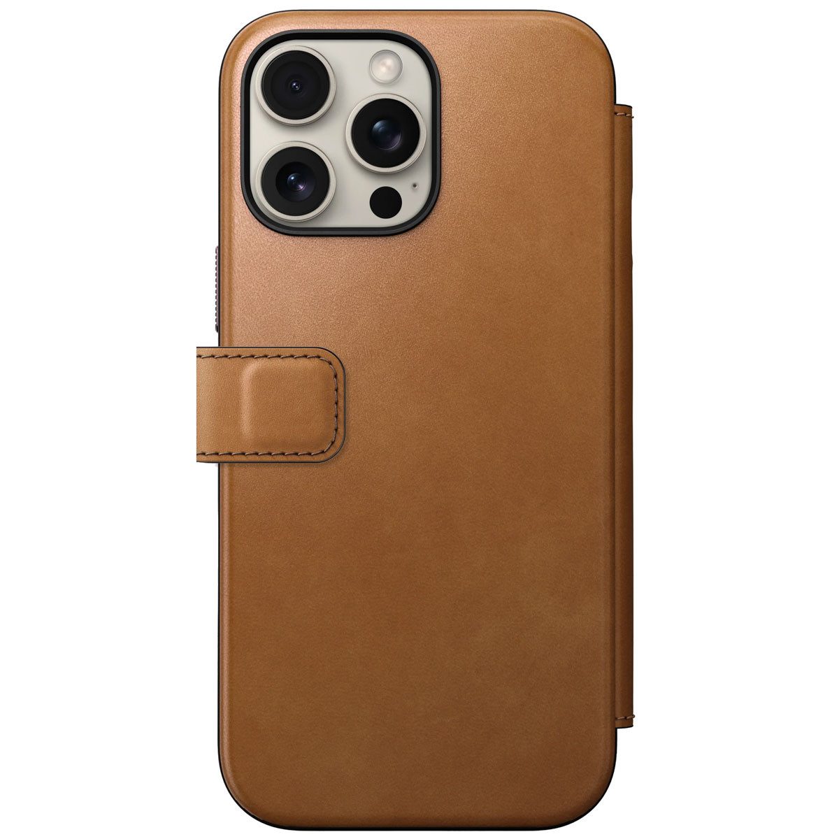 Nomad Flip Case Nomad Modern Leather Folio Klapphülle Apple iPhone 16 Pro Max - Englis