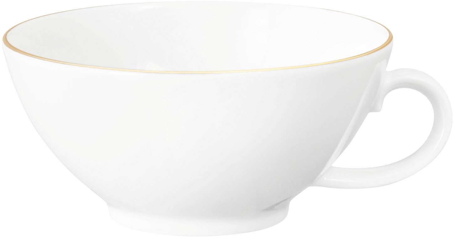 Seltmann Weiden Tasse Liberty - Goldrand, Porzellan, Teeobertasse klein 0,14 l