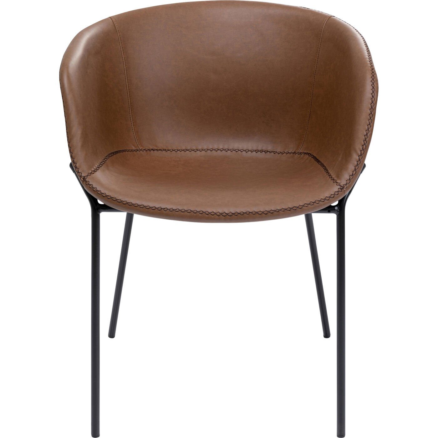 KARE Esszimmerstuhl »Armlehnstuhl Raja Braun« | OTTO