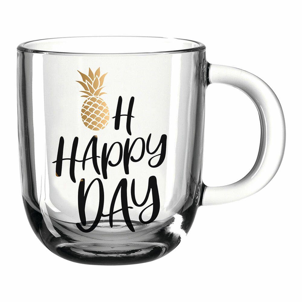 LEONARDO Tasse Emozione Oh happy day 400 ml, Glas
