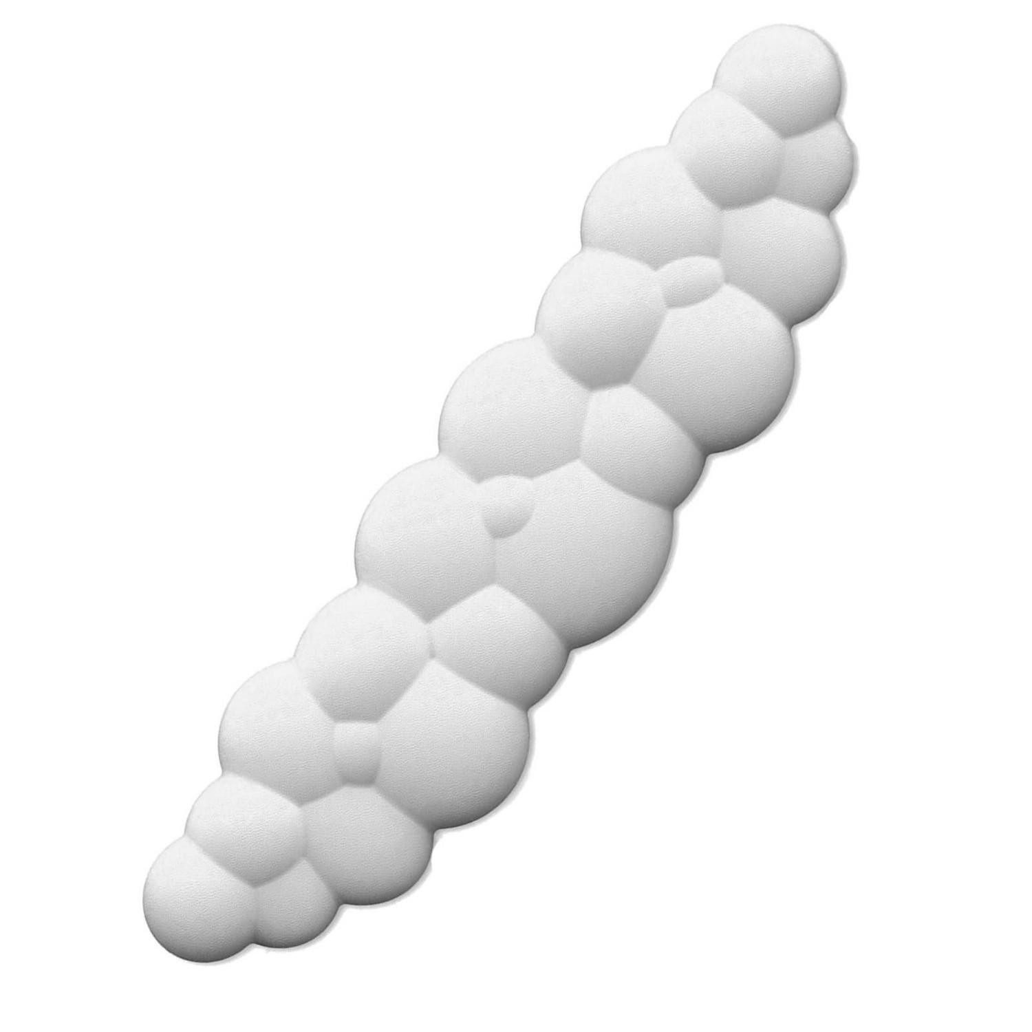 LuxusKollektion Handballenauflage Mauspad Handgelenkstütze Wolke Weiss (1-St)