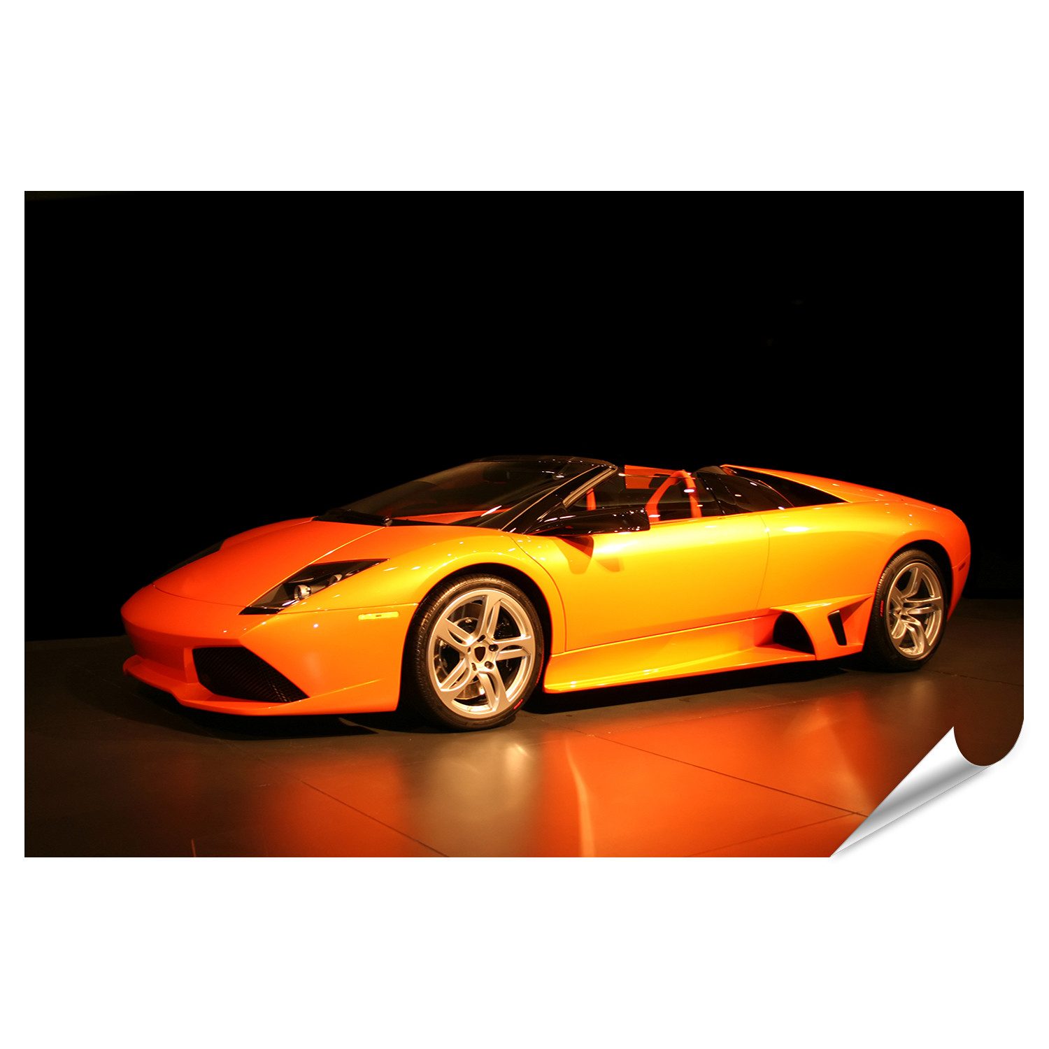 Poster Teurer Schicker Sportwagen passend für Lambo Kin Bilder