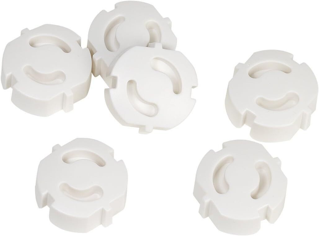 Vivanco Schalter Steckdosenschutz Kindersicherung 6er Set Weiß Steckdosensicherung (Keine), Steckdosenabdeckung Kinderschutz Baby Sicherheit – Bild 5 von 5