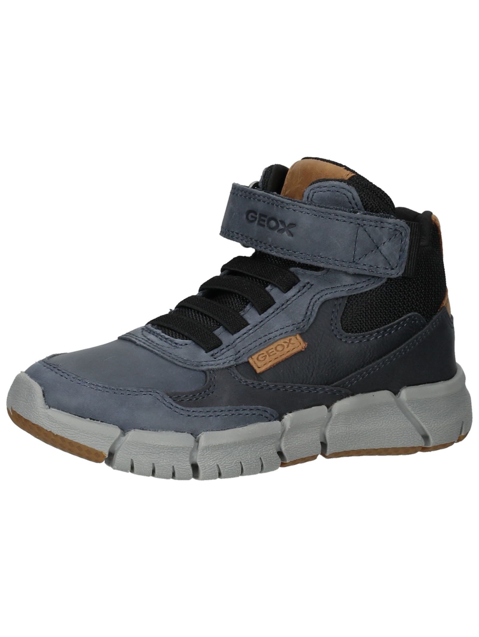 Stiefelette Veloursleder/Textil . Schnürstiefelette