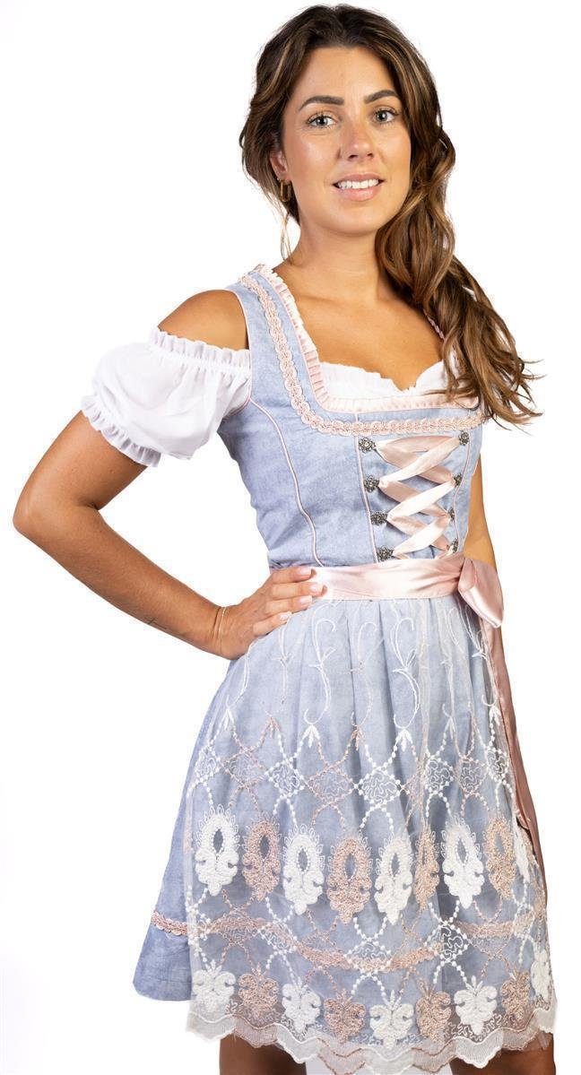 TRACHTENKLEID 3.tlg DIRNDL Trachtl MARTINA Dirndl BLAU DAMEN