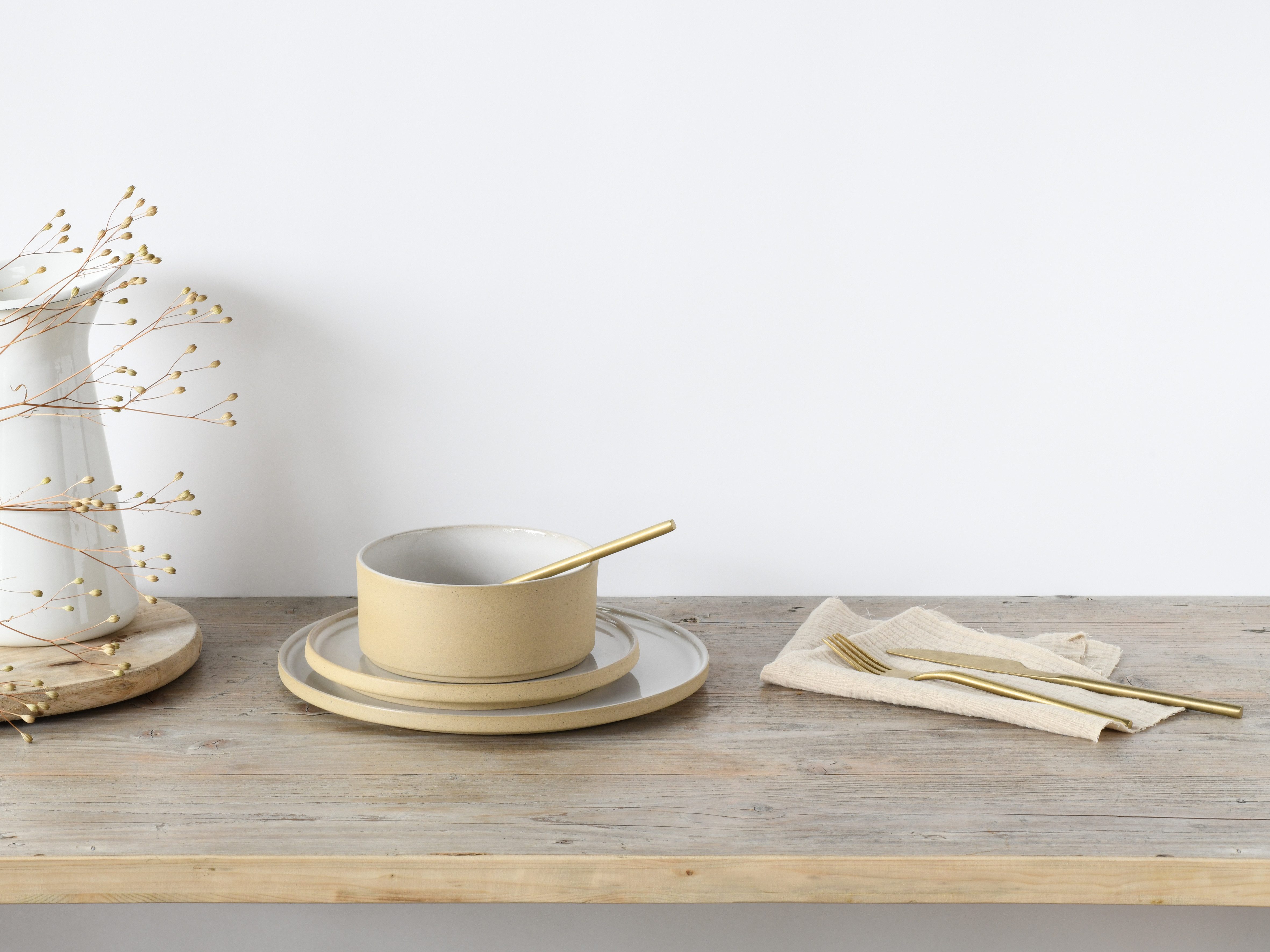 CreaTable Dessertteller Futuro, (4 St), Teller Set für 4 Personen, Ø 20 cm, Steinzeug