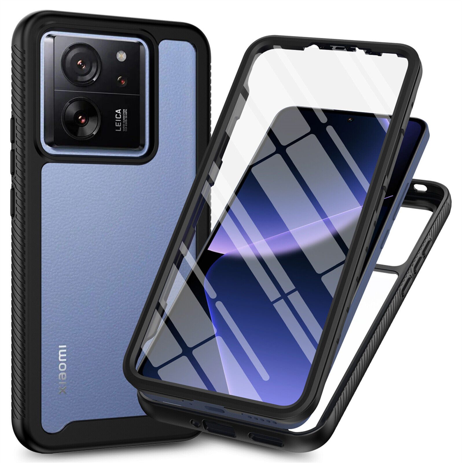 Handyhülle für Xiaomi 13T / 13T Pro TPU Case mit 360° Rundumschutz Displayschutz