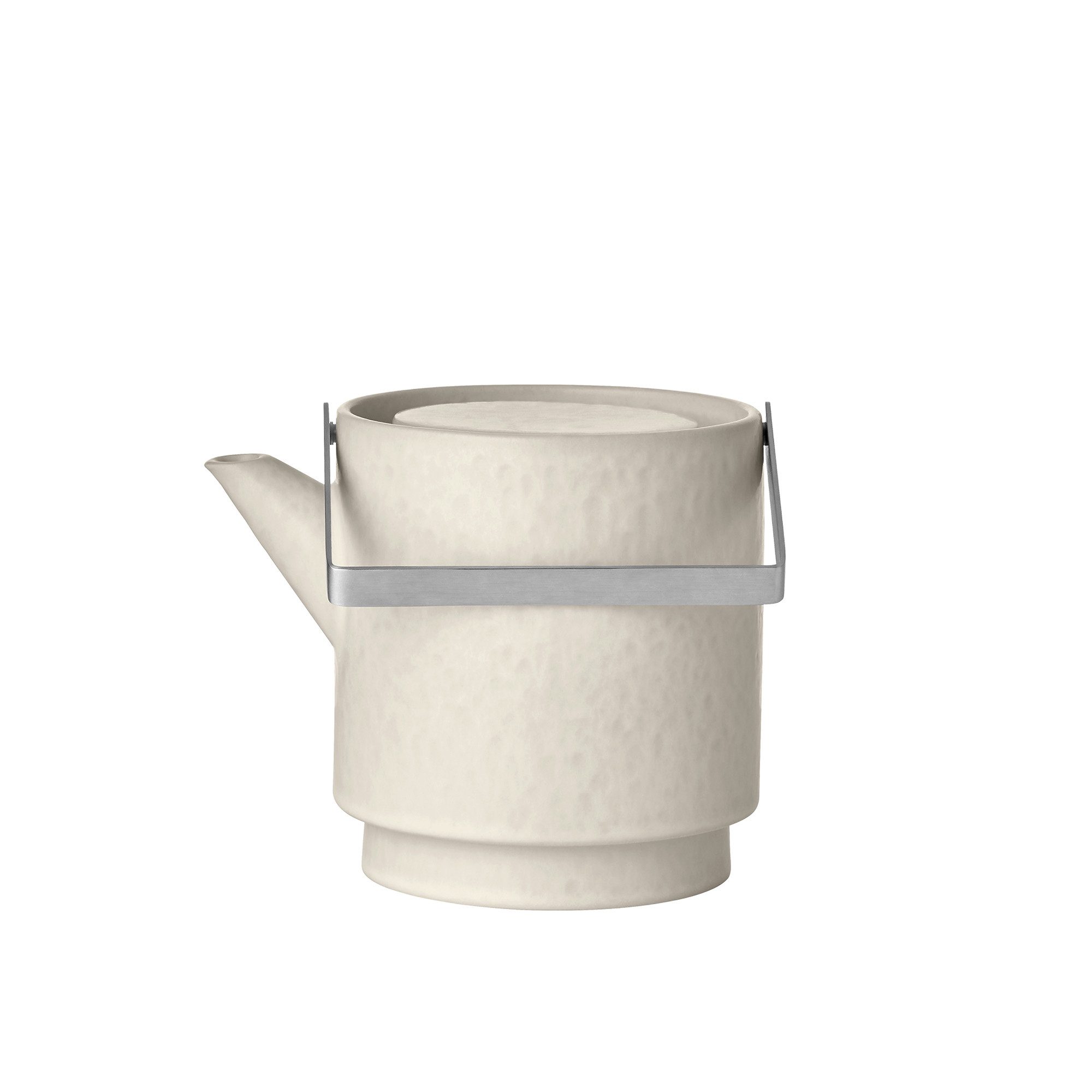blomus Teekanne -MAKOTO- Teekanne mit Deckel, Kanne für Tee: Modernes Design, 1 l, (1-St), Zeitlose Teekanne, inkl. Teesieb, Metallhenkel mit sicherem Halt