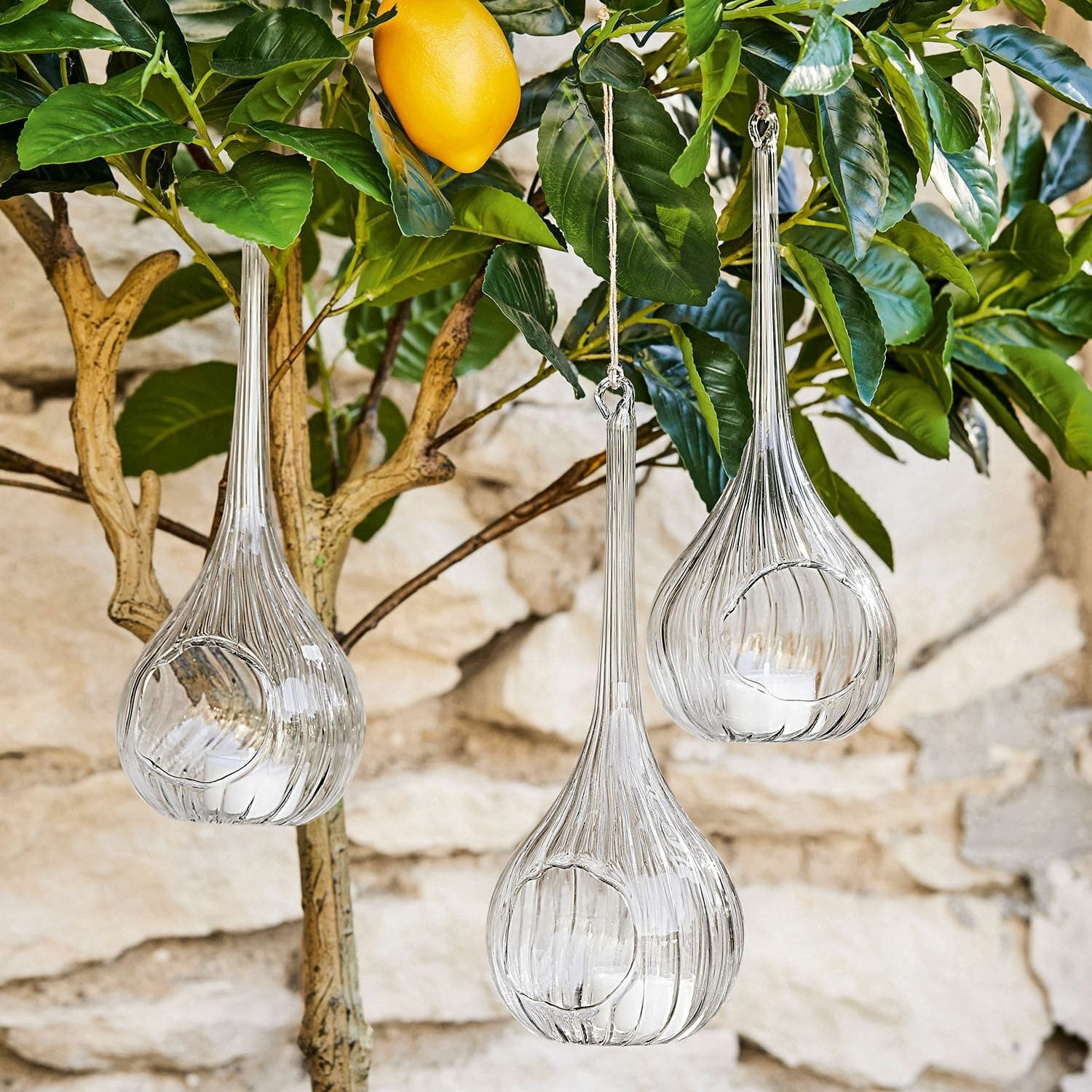 Mirabeau Windlicht Hängewindlicht 3er Set Fairlie klar (3er Set, 3er Set) günstig online kaufen