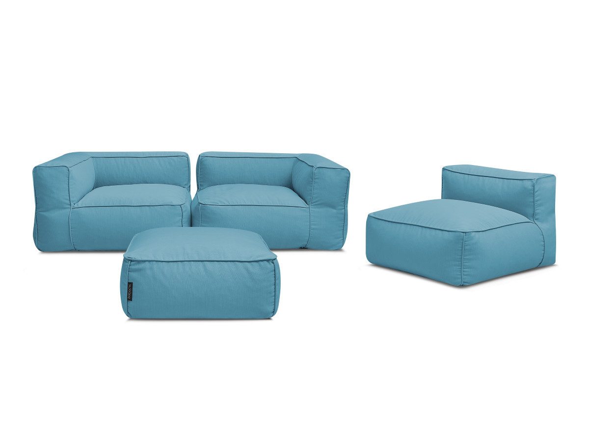 Bobochic Paris Gartensofa Giulia, Set 2 Teile, 4-Sitzer, 2 Eckmodule