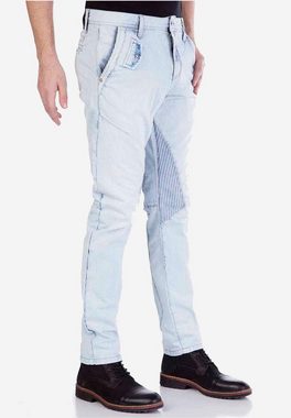 Cipo & Baxx Slim-fit-Jeans mit tollen Flicken-Elementen