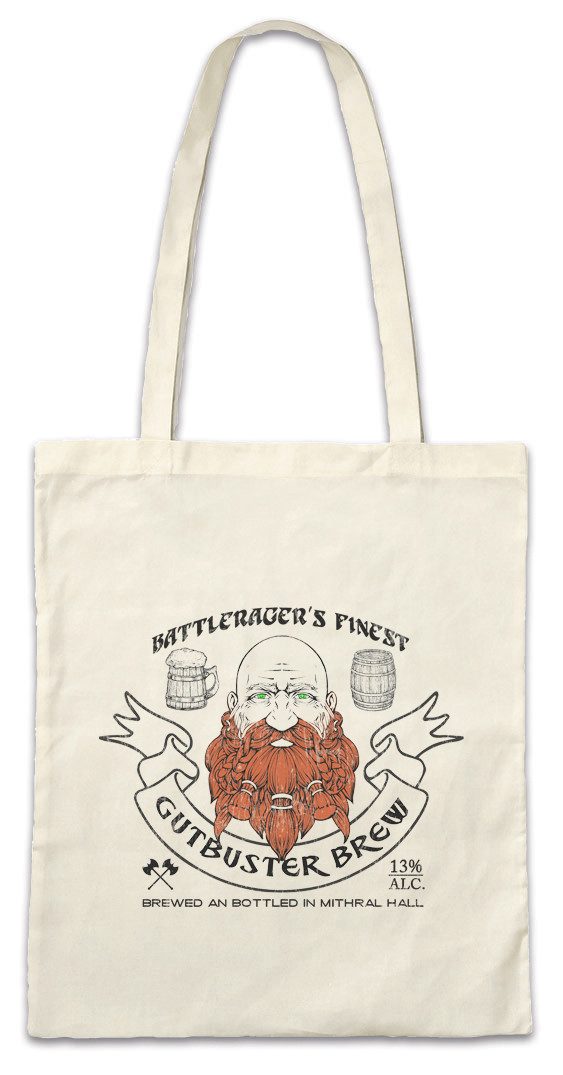 Beuteltasche Gutbuster Brew Stofftasche The Legend Drow Drizzt Dark Elf Trilogy