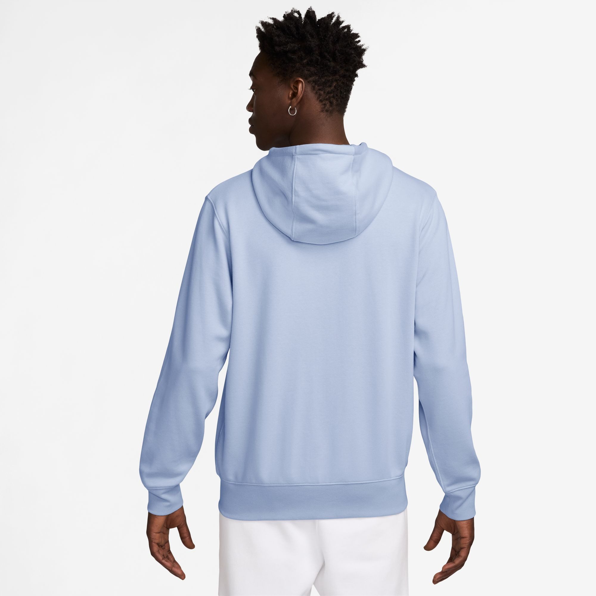 Nike Sportswear Kapuzensweatjacke M NK CLUB FT FZ HOODIE mit Kapuze, Kurzarm-Design, aus Baumwolle und Polyester, normale Länge