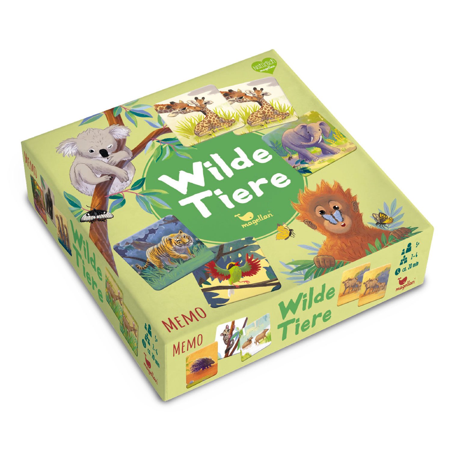 Magellan Spiel Wilde Tiere - Memo, Wilde Tiere - Memo