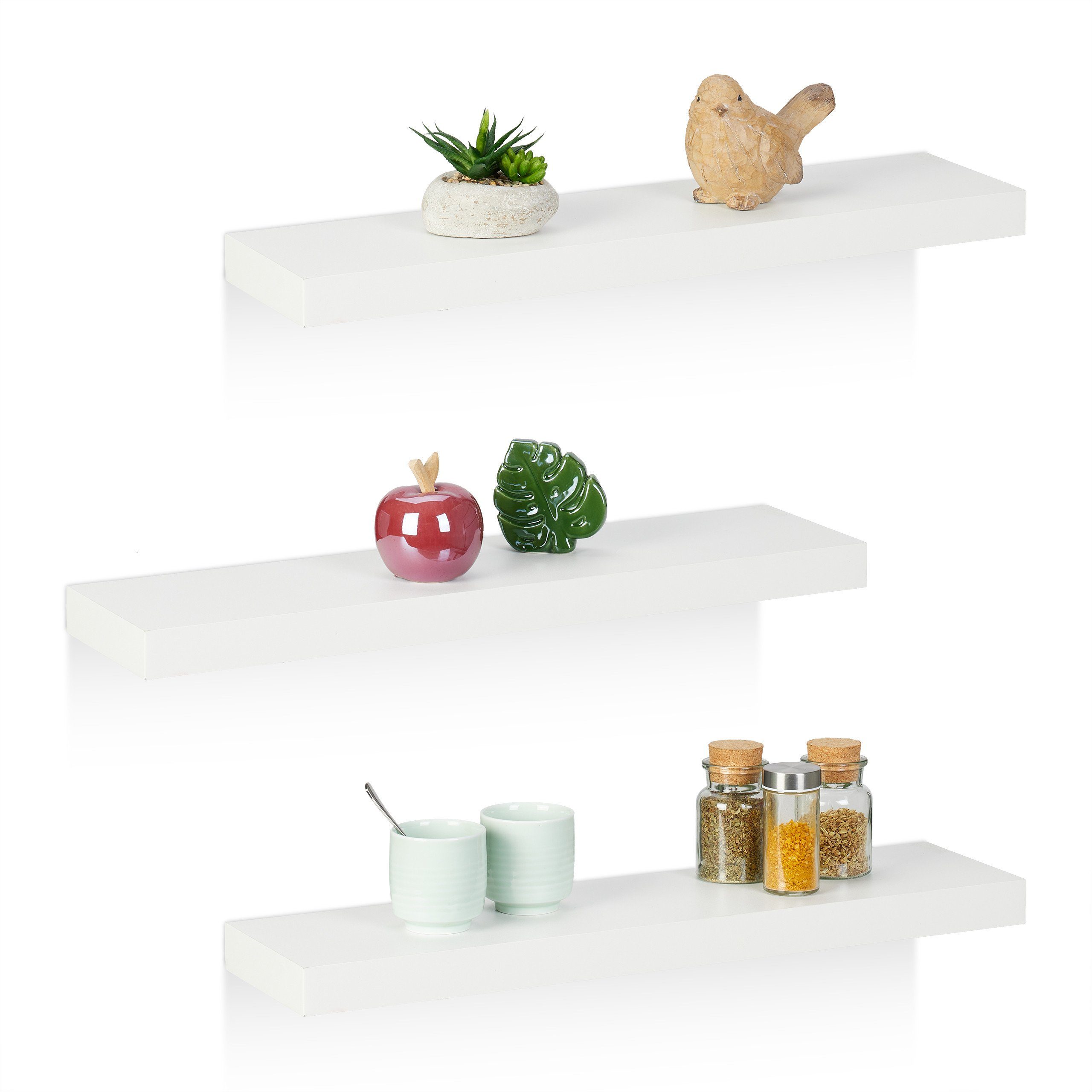 relaxdays Wandregal im 3er Set günstig online kaufen
