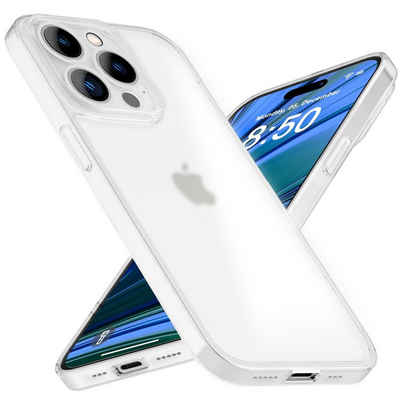 Nalia Smartphone-Hülle Apple iPhone 14 Pro Max, Extrem Dünnes Mattes Hardcase / 0,3mm Schlanke Hülle / Durchscheinend