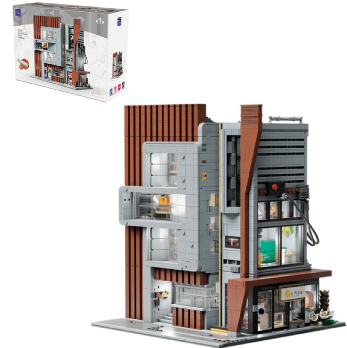 Pantasy Pantasy 85041 Architektur Studio 3.427 Teile Modular Building Konstruktions-Spielset, (3427 St)