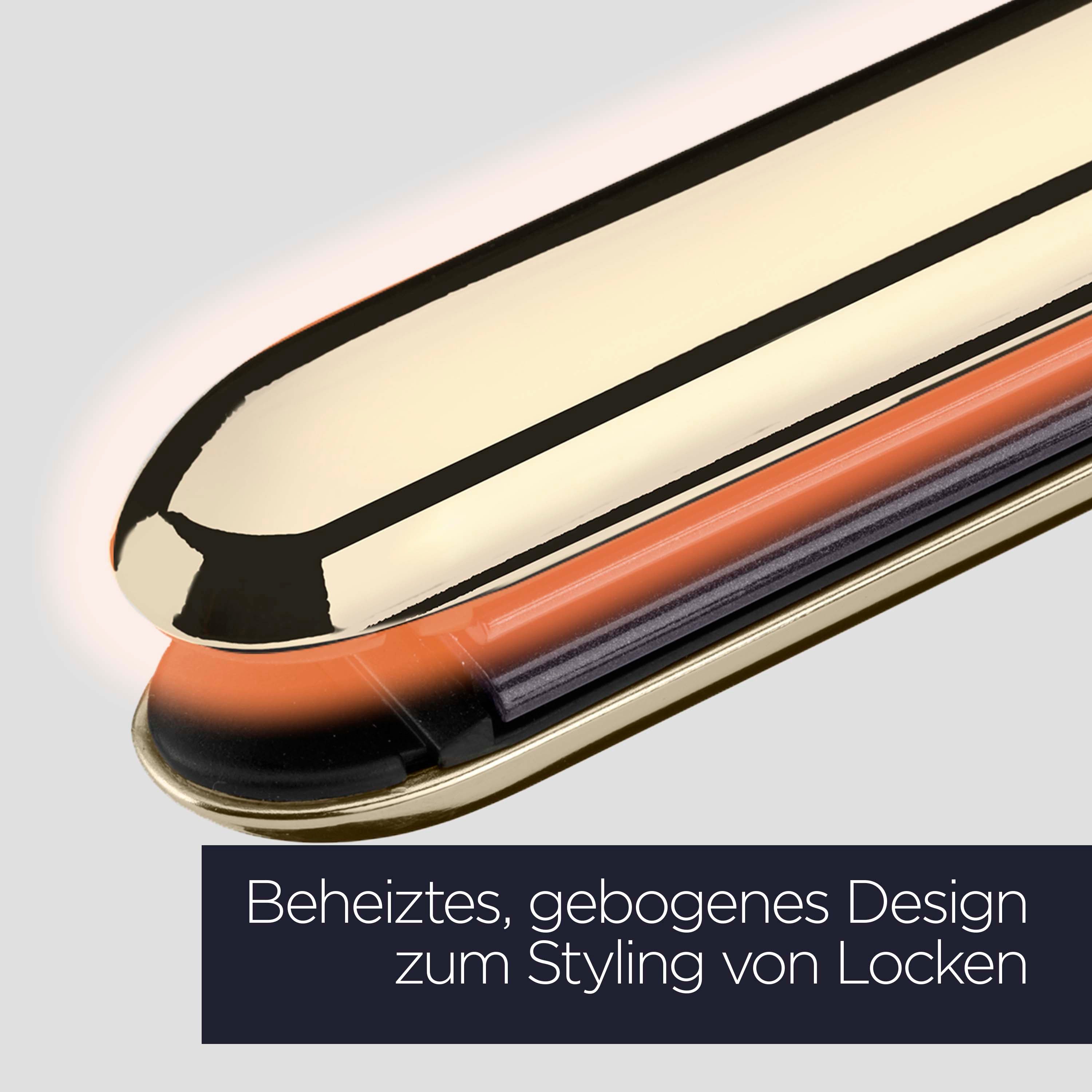 BaByliss Glätteisen BaByliss Black Onyx Glätteisen 2-in-1 Glätten & Locken, ST484E, Black Onyx Keramik, Ionen-Technologie, 5 Temperaturstufen bis 235 °C