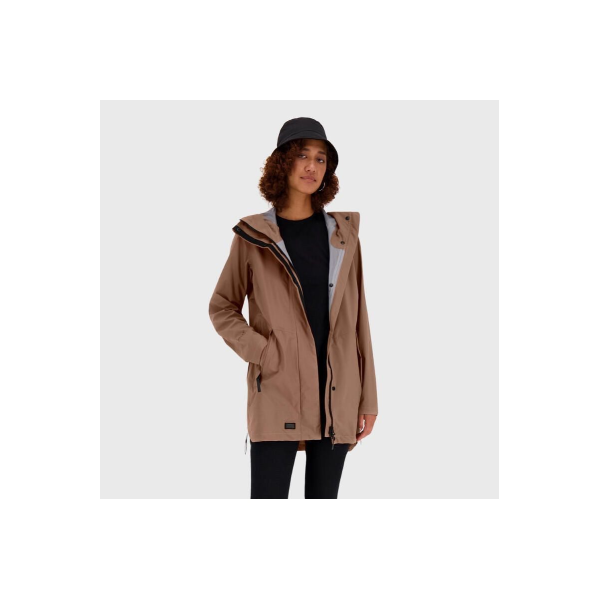 HALTI Outdoorjacke Kurvi Women's Drymaxx 3L Parka Jacket Leichter, wasserdichter Parka für Damen mit reflektierenden Details