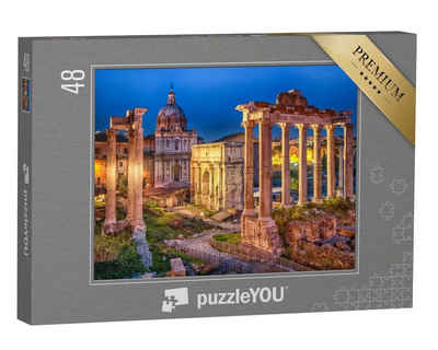 puzzleYOU Puzzle Römisches Forum, Rom, Italien, 48 Puzzleteile, puzzleYOU-Kollektionen