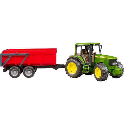 Bruder® Spielzeug-Auto John Deere 6920 mit Wannenkippanhänger