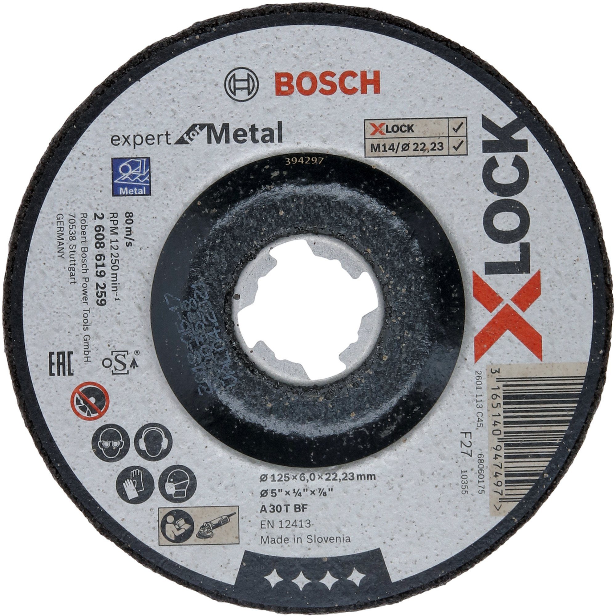 Bosch Professional Schleifscheibe Bosch Professional X-LOCK Schruppscheibe Expert