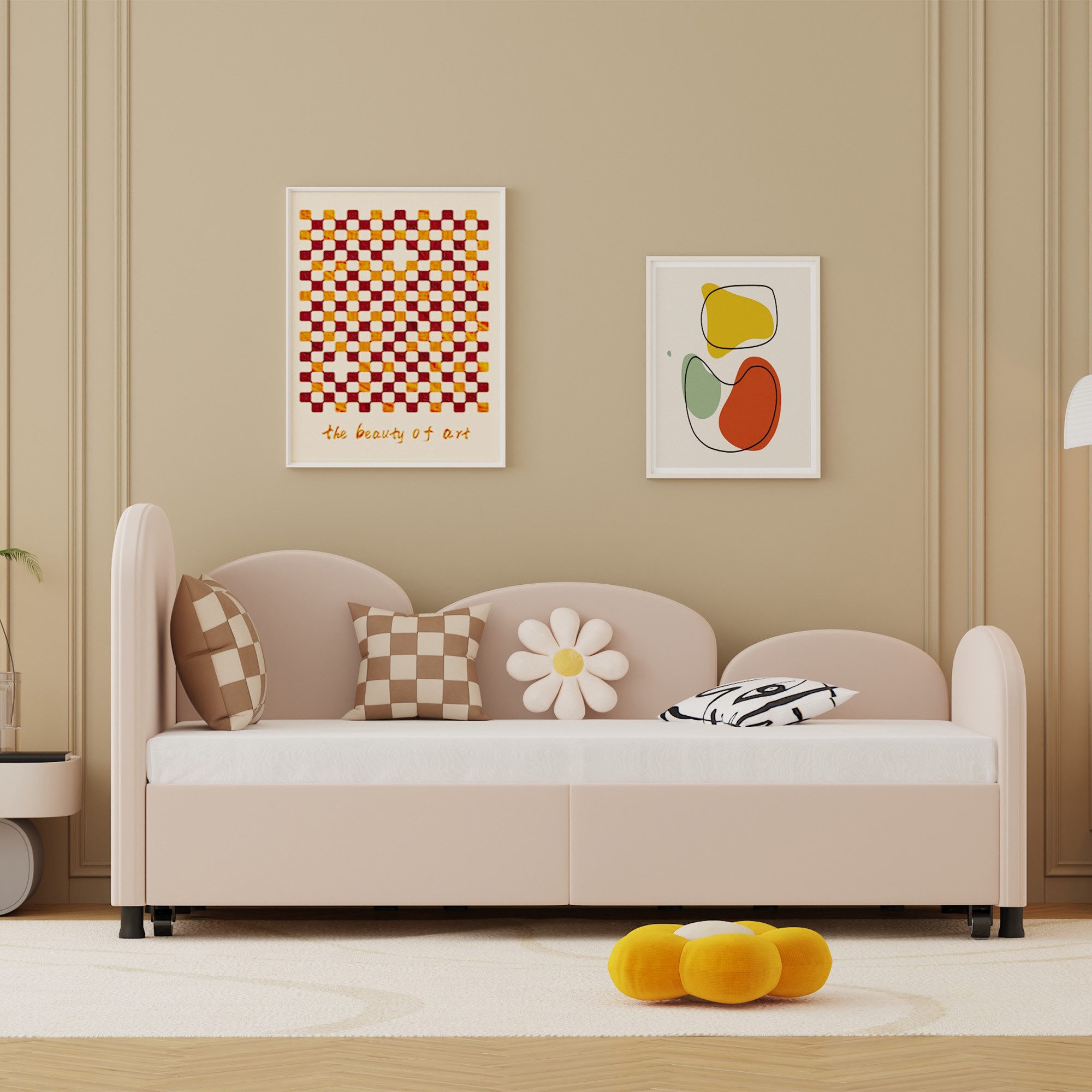 Flieks Daybett, Polsterbett Sofabett mit Ausziehbett günstig online kaufen