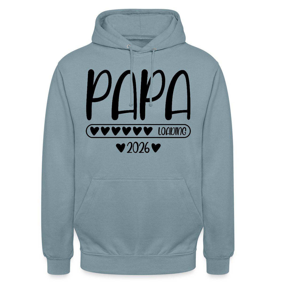 Spreadshirt Hoodie Papa 2026 loading Unisex Hoodie (1-tlg)
