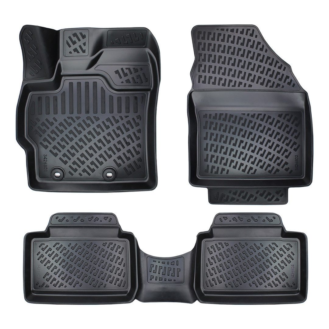 fussmattenprofi.com Auto-Fußmatte 3D Auto Fussmatten Set passend für Toyota Yaris Cross Baujahr ab 2020 (1 St), für Toyota Toyota Yaris