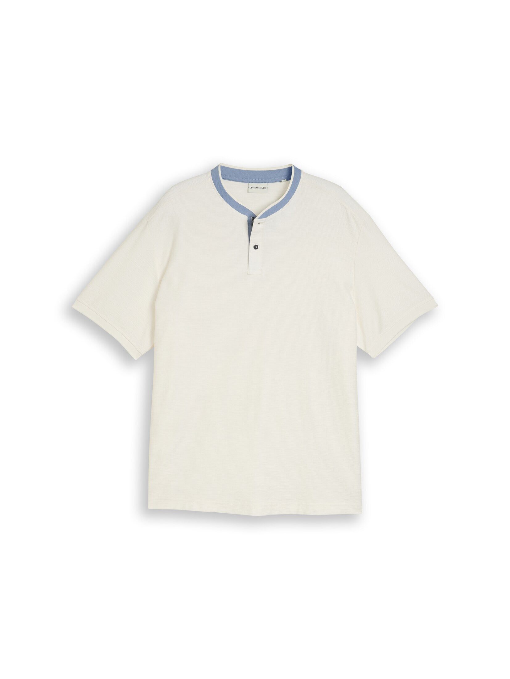 TOM TAILOR PLUS Poloshirt Poloshirts Plus Size - Poloshirt mit Stehkragen