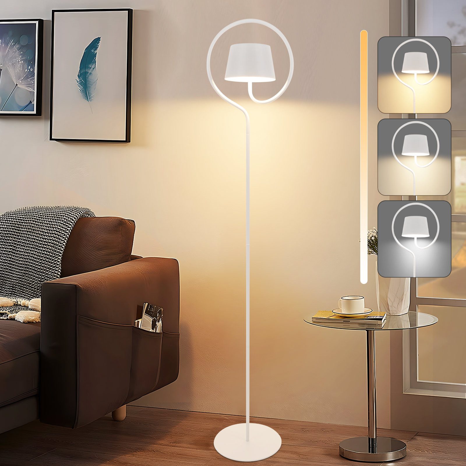 Nettlife LED Stehlampe Wohnzimmer Touch Dimmbar günstig online kaufen